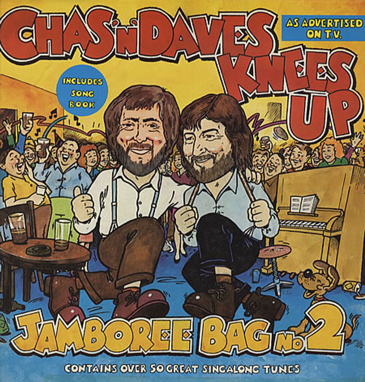 Knees Up by Chas 'n' Dave. Reference cover image.