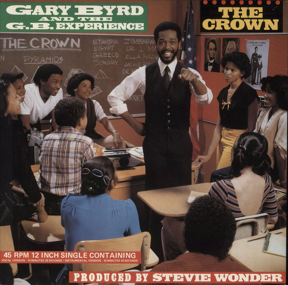 The Crown by Gary Byrd and the G.B. Experience. Reference cover image.