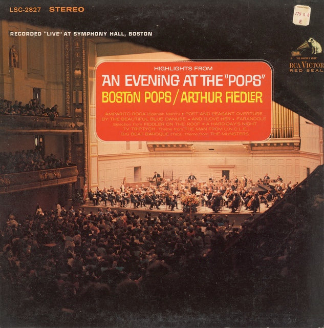 Highlights from an Evening at the Pops by Boston Pops / Arthur Fiedler, reference album cover