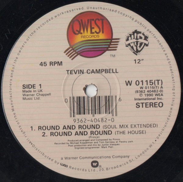 Tevin Campbell - Round and Round (Soul Mix Extended)