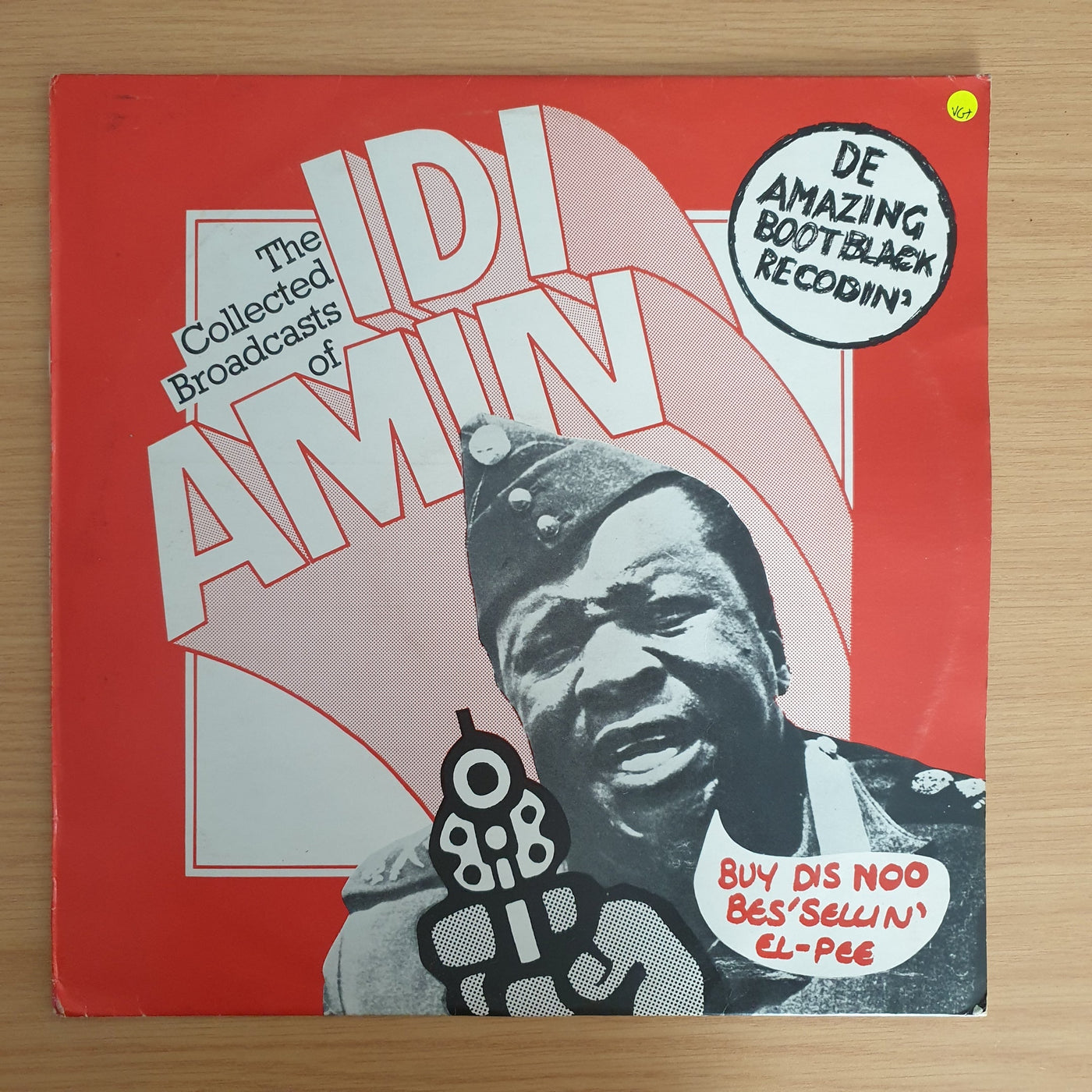 The Collected Broadcasts of Idi Amin by John Bird. Reference cover image.