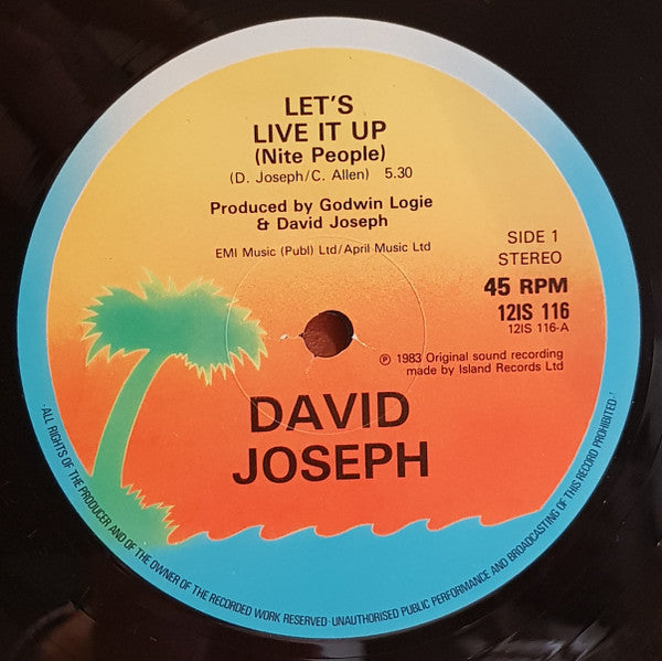 David Joseph - Let's Live It Up (Nite People)