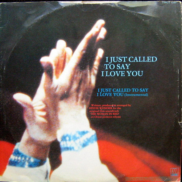 I Just Called To Say I Love You