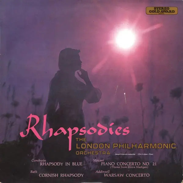 Rhapsodies by The London Philharmonic Orchestra. Reference cover image.