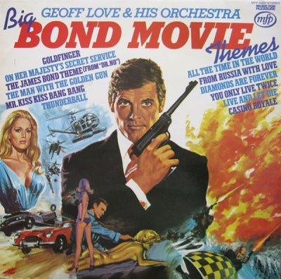 Big Bond Movie Themes by Geoff Love & His Orchestra. Reference cover image.